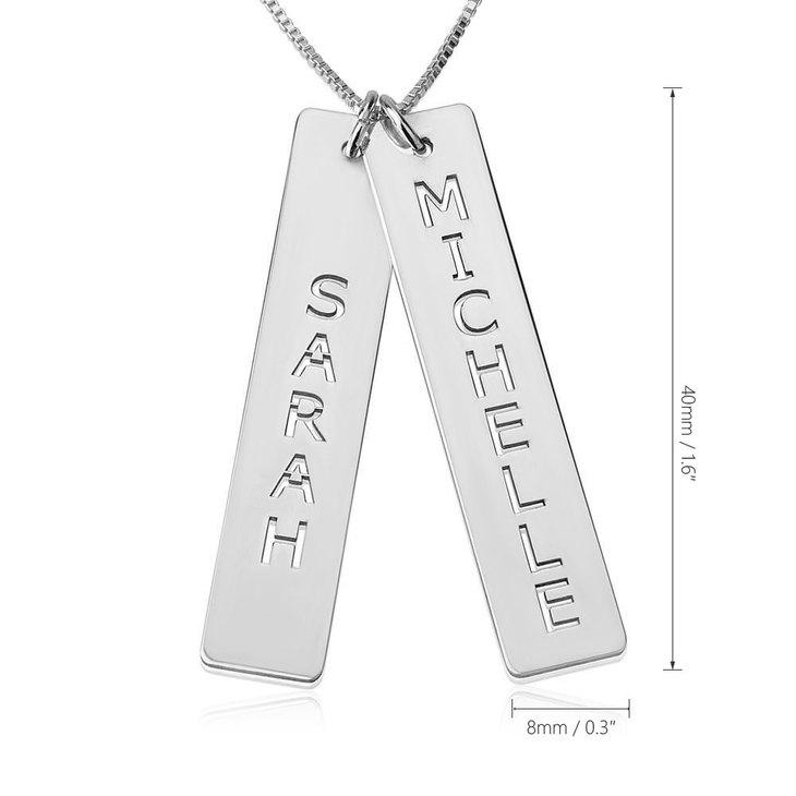 Vertical Bar Nameplate