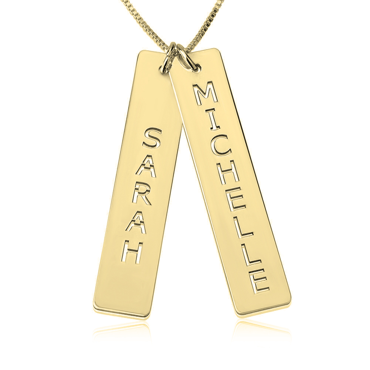 Vertical Bar Nameplate