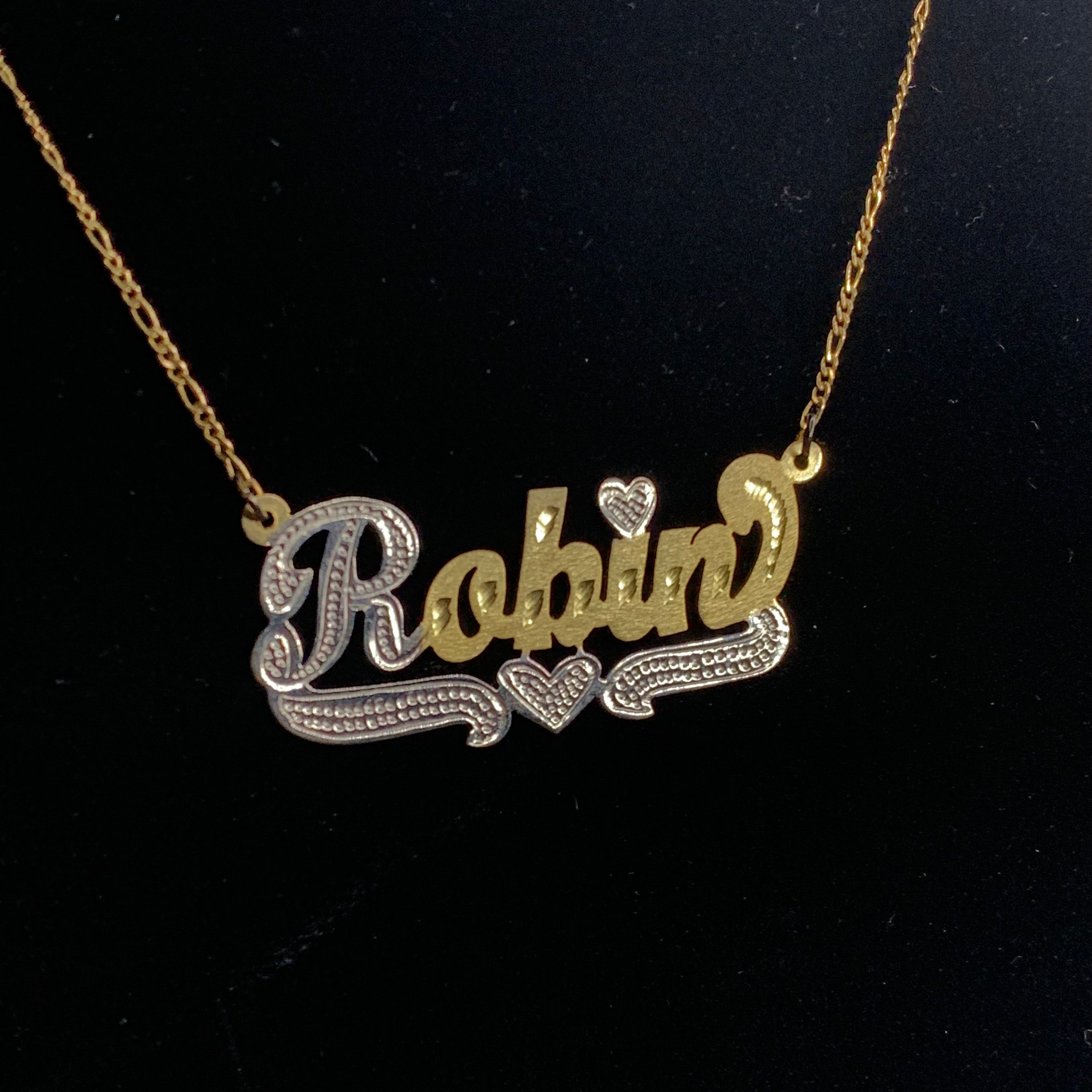 Vintage Name Necklace
