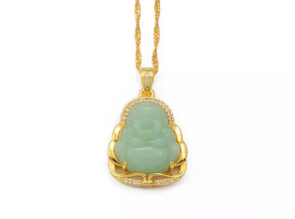 Mini Jaded Buddha
