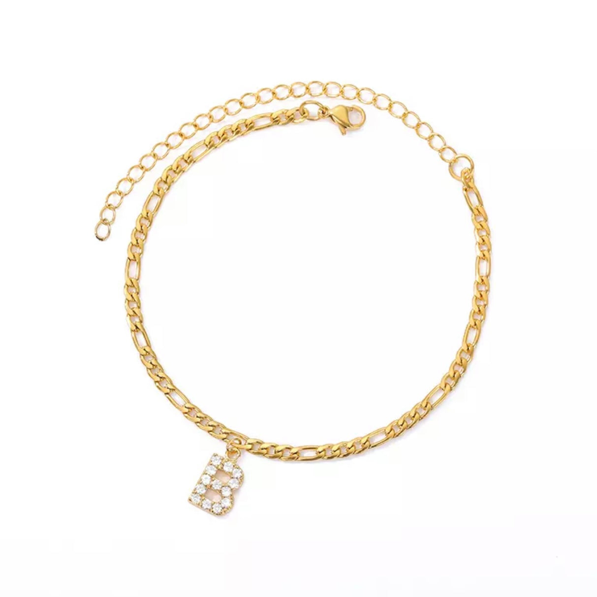 Mini Initial Anklet