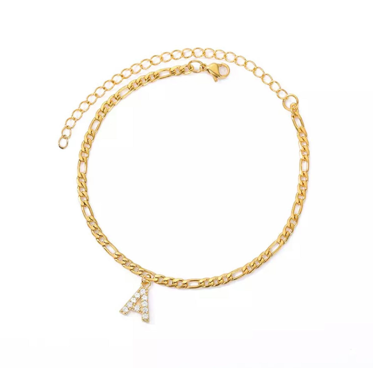 Mini Initial Anklet
