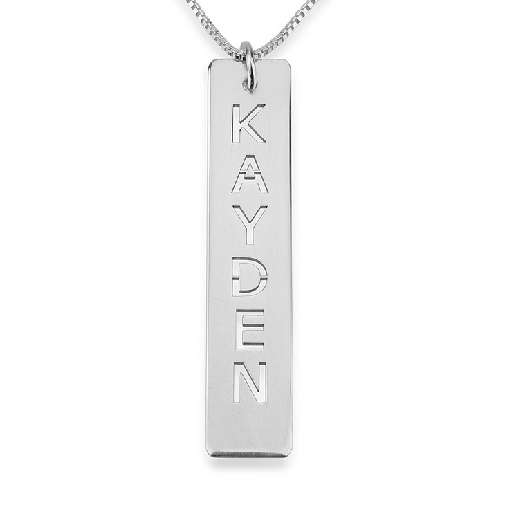 Vertical Bar Nameplate